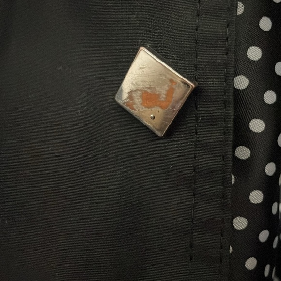 Women’s size medium black with polkadots totes jacket - Picture 6 of 15